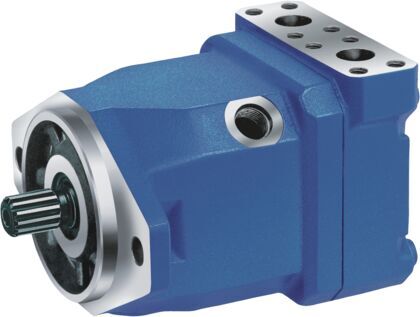 Bosch Rexroth A10FM hydraulic motor supplied by Fluid Power Distributors (FPD), Hamilton New Zealand — hydraulic specialists stocking and servicing Rexroth piston pumps and motors for construction, agriculture, forestry, mining, and industrial applications across New Zealand