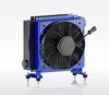 Oesse DC Coolers — aluminium hydraulic oil heat exchanger for 12V/24V DC mobile and industrial hydraulic power units, supplied by Fluid Power Distributors (FPD), Hamilton New Zealand — hydraulic cooling solutions for construction, agriculture, and industrial plant across New Zealand