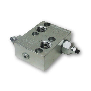 M+S Hydraulic M+S Cross Line Relief Valve (KP Series) — European-made hydraulic valve or accessory for orbital motor circuit control and protection, supplied by Fluid Power Distributors (FPD), Hamilton New Zealand — call (07) 849 5771