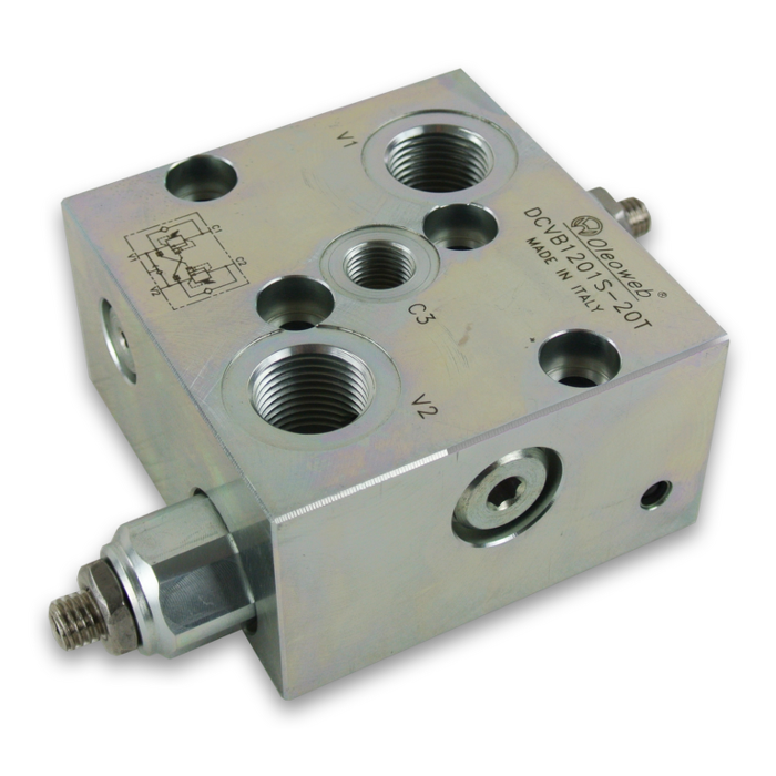 Dual Counterbalance Valve — hydraulic component for mobile and industrial applications, supplied by Fluid Power Distributors (FPD), Hamilton New Zealand — hydraulic specialists for construction, agriculture, forestry, and industrial sectors across New Zealand