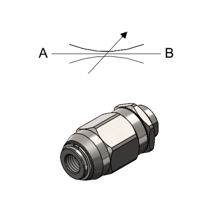 Bidirectional Hexagonal Needle Valve — hydraulic valve for flow control, pressure regulation, or circuit protection in mobile and industrial hydraulic systems, supplied by Fluid Power Distributors (FPD), Hamilton New Zealand — hydraulic valve specialists for construction, agriculture, forestry, and industrial applications across New Zealand