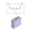 Flow Divider with Cartridge — hydraulic valve for flow control, pressure regulation, or circuit protection in mobile and industrial hydraulic systems, supplied by Fluid Power Distributors (FPD), Hamilton New Zealand — hydraulic valve specialists for construction, agriculture, forestry, and industrial applications across New Zealand