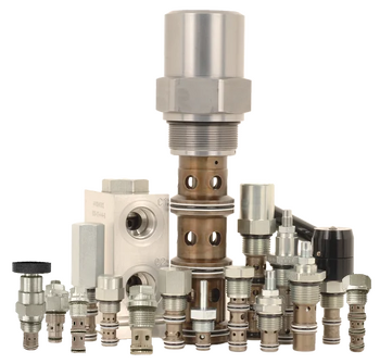 HydraForce cartridge flow valve — hydraulic control components supplied by FPD New Zealand