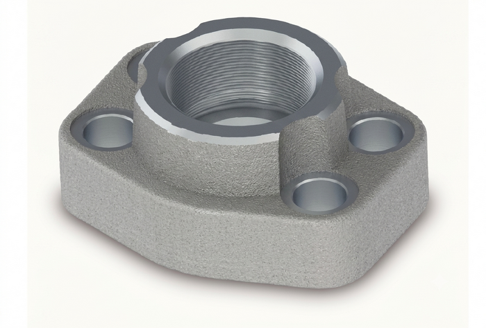 Port Adaptor SAE Pipe Threaded Flange Mounting with O-Ring — hydraulic system accessory for mobile and industrial hydraulic installations, supplied by Fluid Power Distributors (FPD), Hamilton New Zealand — hydraulic components specialists for construction, agriculture, and industrial sectors across New Zealand