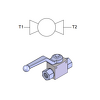 2-Way BSPP Ball Valve — hydraulic valve for flow control, pressure regulation, or circuit protection in mobile and industrial hydraulic systems, supplied by Fluid Power Distributors (FPD), Hamilton New Zealand — hydraulic valve specialists for construction, agriculture, forestry, and industrial applications across New Zealand