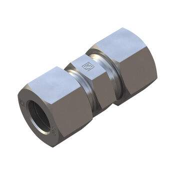 Stauff Inline Straight Coupling — hydraulic system component or accessory for industrial and mobile hydraulic applications, supplied by Fluid Power Distributors (FPD), Hamilton New Zealand — genuine Stauff products in stock at FPD Hamilton for fast supply across New Zealand