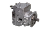 Kawasaki K8V series closed-loop axial piston hydraulic pump supplied by Fluid Power Distributors (FPD) — New Zealand's exclusive Kawasaki Precision Machinery (KPM) distributor and authorised service centre, stocking genuine pump assemblies, parts, and seal kits for hydrostatic transmission systems, Hamilton New Zealand