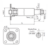 M+S KK Steering Column Schematic Drawing