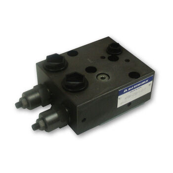 M+S Hydraulic M+S Overcentre Valve with Brake Release Port — European-made hydraulic valve or accessory for orbital motor circuit control and protection, supplied by Fluid Power Distributors (FPD), Hamilton New Zealand — call (07) 849 5771