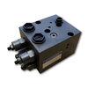 M+S Hydraulic M+S Overcentre & Cross Line Relief Valve with Brake Release — European-made hydraulic valve or accessory for orbital motor circuit control and protection, supplied by Fluid Power Distributors (FPD), Hamilton New Zealand — call (07) 849 5771