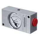 Stauff Manual Flow Indicator — hydraulic test and measurement equipment for pressure, temperature, and flow diagnostics in mobile and industrial systems, supplied by Fluid Power Distributors (FPD), Hamilton New Zealand — genuine Stauff diagnostic instruments in stock for hydraulic technicians across New Zealand