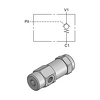 Inline Single Pilot Operated Check Valve (Side Pilot) — hydraulic valve for flow control, pressure regulation, or circuit protection in mobile and industrial hydraulic systems, supplied by Fluid Power Distributors (FPD), Hamilton New Zealand — hydraulic valve specialists for construction, agriculture, forestry, and industrial applications across New Zealand