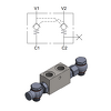 Dual Pilot Operated Check Valve with Adjustable Banjo Union — hydraulic valve for flow control, pressure regulation, or circuit protection in mobile and industrial hydraulic systems, supplied by Fluid Power Distributors (FPD), Hamilton New Zealand — hydraulic valve specialists for construction, agriculture, forestry, and industrial applications across New Zealand