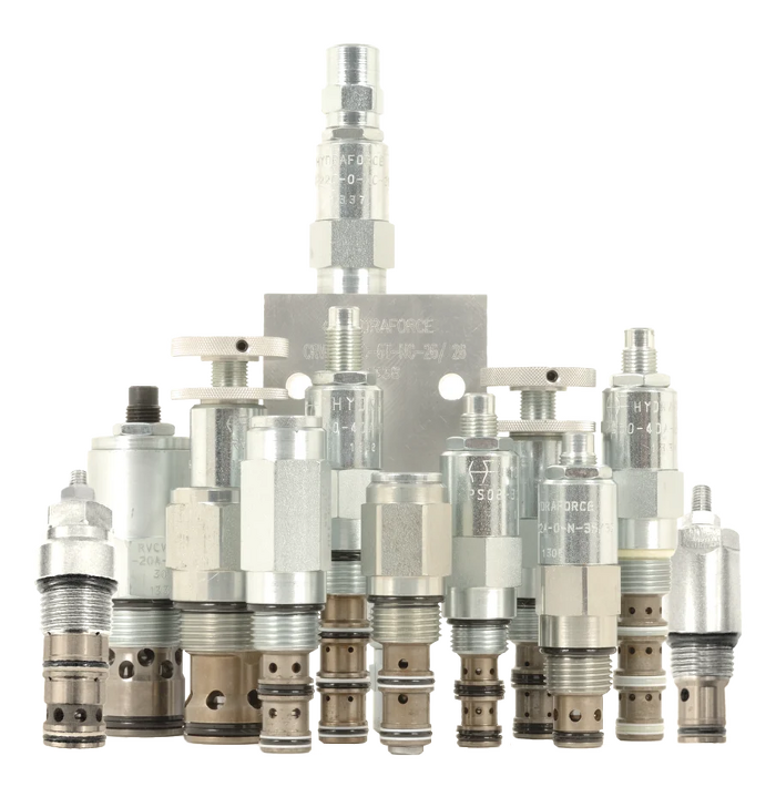 HydraForce pressure cartridge valve — hydraulic control components supplied by FPD New Zealand