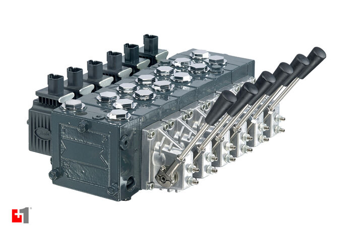 Danfoss Danfoss PVG 32 Load Sense Sectional Valve hydraulic motor for mobile hydrostatic drive applications — supplied by Fluid Power Distributors (FPD), Hamilton New Zealand — hydraulic components specialists serving construction, agriculture, forestry, and mining industries across New Zealand