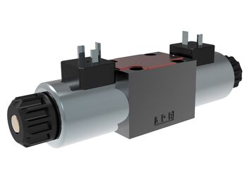 Argo-Hytos CETOP 3 Solenoid Operated Directional Control Valve — hydraulic directional control valve for mobile and industrial applications, supplied by Fluid Power Distributors (FPD), Hamilton New Zealand — hydraulic valve specialists for construction, agriculture, and manufacturing across New Zealand