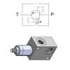 Direct Acting Relief Valve with Aluminium Manifold (20 l/min) — hydraulic valve for flow control, pressure regulation, or circuit protection in mobile and industrial hydraulic systems, supplied by Fluid Power Distributors (FPD), Hamilton New Zealand — hydraulic valve specialists for construction, agriculture, forestry, and industrial applications across New Zealand