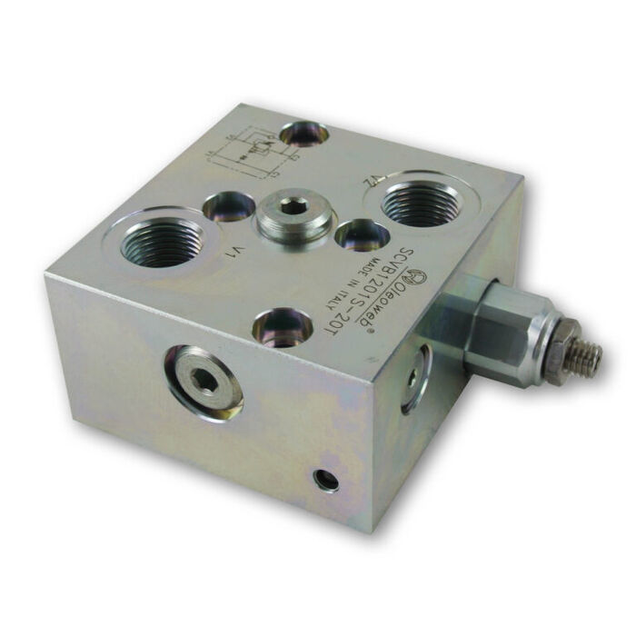 Single Counter Balance Valves — hydraulic component for mobile and industrial applications, supplied by Fluid Power Distributors (FPD), Hamilton New Zealand — hydraulic specialists for construction, agriculture, forestry, and industrial sectors across New Zealand