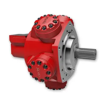 Kawasaki Staffa high-torque low-speed radial piston hydraulic motor &mdash; capacities from 50 to 8,000 cc/rev with output torque up to 25,250 Nm &mdash; genuine Staffa HMB series motors and parts supplied by Fluid Power Distributors (FPD), New Zealand's exclusive Kawasaki KPM distributor and authorised service centre, Hamilton New Zealand