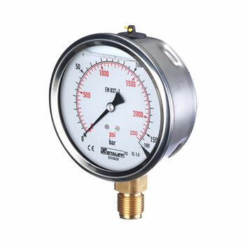 Stauff Analogue Pressure Gauges — hydraulic test and measurement equipment for system diagnostics and commissioning, supplied by Fluid Power Distributors (FPD), Hamilton New Zealand — hydraulic diagnostic specialists for mobile plant and industrial sectors across New Zealand